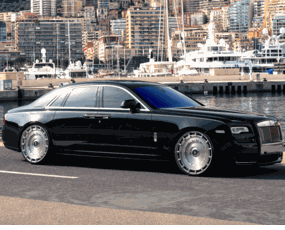 ROLLS ROYCE GHOST VOSSEN HF-9 SILVER BRUSHED