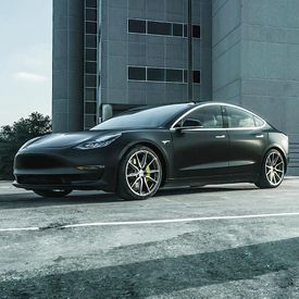 TESLA MODEL 3 VOSSEN HF-3 GLOSS GRAPHITE POLISHED