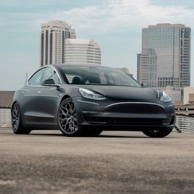 TESLA MODEL 3 VOSSEN HF2 TINTED MATTE GUNMETAL