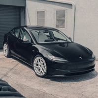 TESLA MODEL 3 VOSSEN HFX-1 SILVER POLISHED