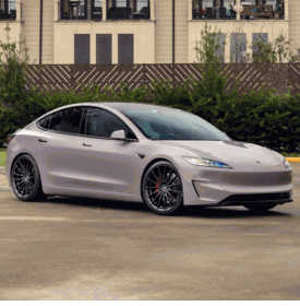 TESLA MODEL 3 VOSSEN HFX-4 5-LUG GLOSS BLACK