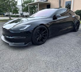 TESLA MODEL S VOSSEN HF-3 SATIN BLACK