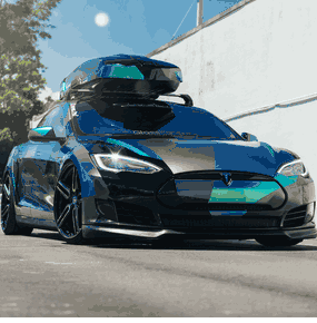 TESLA MODEL S VOSSEN HF1 GLOSS BLACK