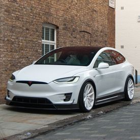 TESLA MODEL X VOSSEN VFS1 CUSTOM WHITE