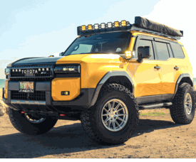 TOYOTA LAND CRUISER VOSSEN HFX-2 6-LUG SILVER POLISHED