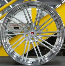 VOSSEN FORGED VPS-5T 3-PIECE BRUSHED GLOSS CLEAR