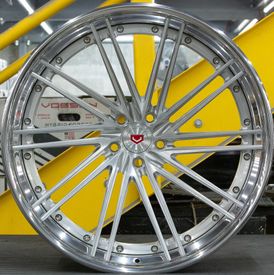 VOSSEN FORGED VPS-5T 3-PIECE BRUSHED GLOSS CLEAR