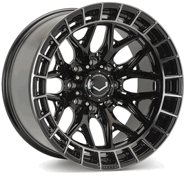 VOSSEN HFX-1 8-LUG TINTED GLOSS BLACK