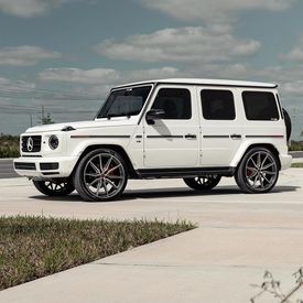 MERCEDES G550 VOSSEN HF-3 GLOSS GRAPHITE POLISHED