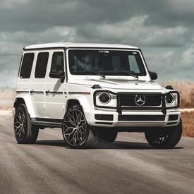 MERCEDES G550 VOSSEN HF2 BRUSHED GLOSS BLACK
