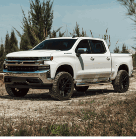 CHEVROLET SILVERADO LT VOSSEN HF6-4 SATIN BLACK