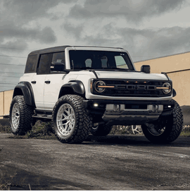 FORD BRONCO RAPTOR VOSSEN HFX-1 6-LUG SILVER POLISHED