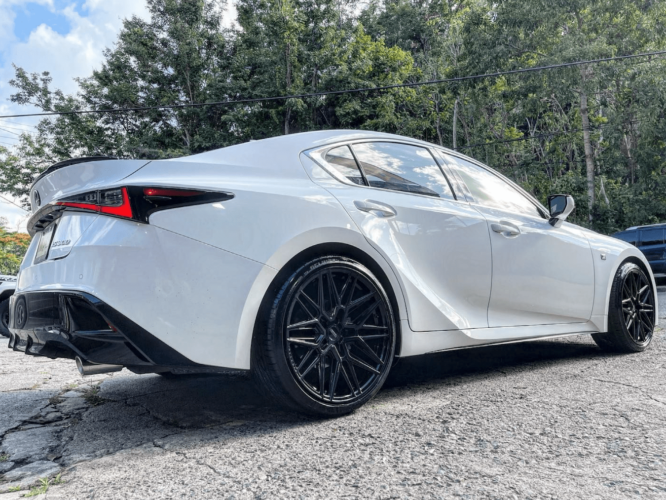 LEXUS IS300 VOSSEN HF-7 GLOSS BLACK