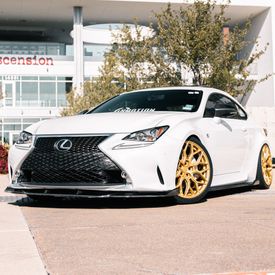 LEXUS RC200t VOSSEN HF2 GLOSS GOLD