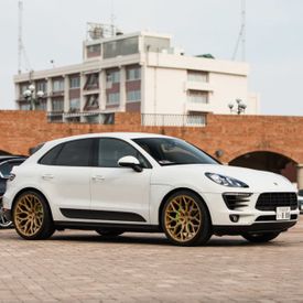 PORSCHE MACAN VOSSEN HF2 GLOSS GOLD
