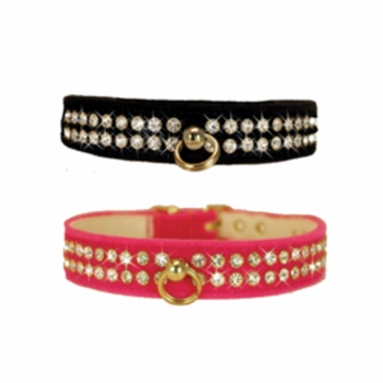 2 Row Jewel Velvet 3/4 inch