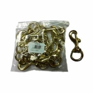 3/4 x 3-1/8 Brass Bolt Snaps (bag of 12)
