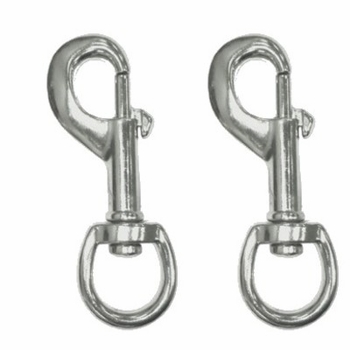 3/4 x 3-1/8 Nickel Plated Bolt Snaps (bag of 12)