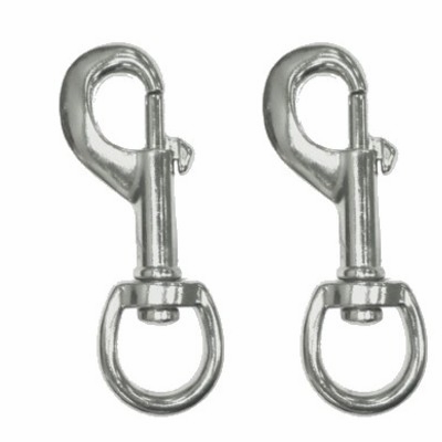 3/4 x 3-1/8 Nickel Plated Bolt Snaps (bag of 12)