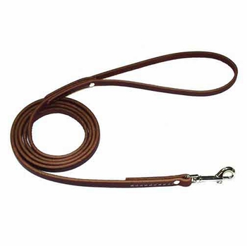 3/8" x 6 ft Flat Latigo Leather Lead