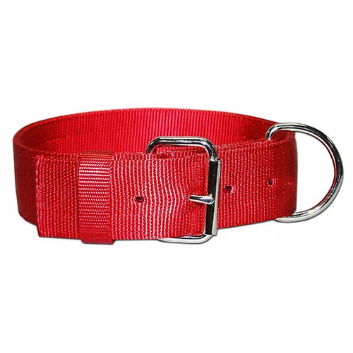 Dee in Front Bravo Dog Collar 2 Inches Wide 