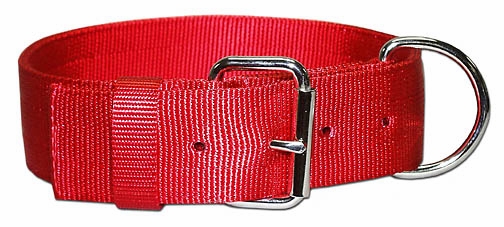 Dee in Front Bravo Dog Collar 2 Inches Wide 