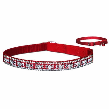 Jeweled Nylon Cat Collars