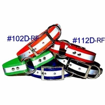 Reflective Stripe Dog Collar 3/4 in wide Regular