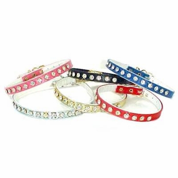 Rhinestone Collar Vinyl 5/16