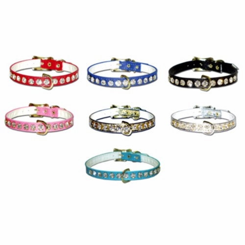 Rhinestones on Vinyl 3/8 Collar