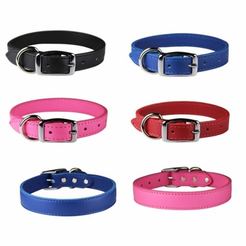 Soft Leather Dog Collars