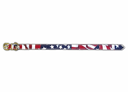 USA Stars And Stripes 1/2 Wide Dog Collar