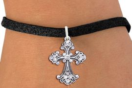 <br>                  CROSS BRACELET<bR>                EXCLUSIVELY OURS!! <Br>           AN ALLAN ROBIN DESIGN!! <BR>  CLICK HERE TO SEE 1000+ EXCITING <BR>        CHANGES THAT YOU CAN MAKE! <BR>     LEAD, NICKEL & CADMIUM FREE!! <BR>  W1437SB - SILVER TONE AND CLEAR <BR>    CRYSTAL CROSS CHARM & BRACELET <BR>         FROM $5.40 TO $9.85 2013