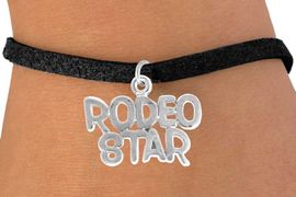 <bR>               EXCLUSIVELY OURS!!<Br>         AN ALLAN ROBIN DESIGN!!<BR> CLICK HERE TO SEE 120+ EXCITING<BR>    CHANGES THAT YOU CAN MAKE!<BR>              LEAD & NICKEL FREE!!<BR> W692SB - "RODEO STAR" CHARM<Br> & BRACELET FROM $4.50 TO $8.35