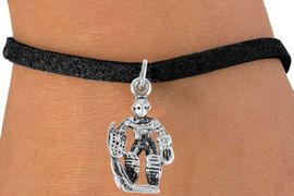 <bR>                 EXCLUSIVELY OURS!!<Br>           AN ALLAN ROBIN DESIGN!!<BR>  CLICK HERE TO SEE 500+ EXCITING<BR>     CHANGES THAT YOU CAN MAKE!<BR>                LEAD & NICKEL FREE!!<BR>             W757SB  HOCKEY GUARD<Br>     BRACELET FROM $4.50 TO $8.35