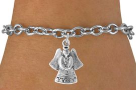 <bR>                    EXCLUSIVELY OURS!!<Br>              AN ALLAN ROBIN DESIGN!!<BR>  CLICK HERE TO SEE 500+ EXCITING<BR>     CHANGES THAT YOU CAN MAKE!<BR>                LEAD & NICKEL FREE!!<BR>       W765SB - SWEET ANGEL CHARM<Br>        BRACELET FROM $4.50 TO $8.35