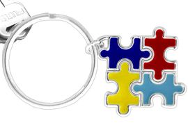  <BR><BR> SOLD OUT<BR> WILL NOT REMANUFACTURE<BR> UNTIL AN ORDER IS RECEIVED<BR> FOR 200 OR MORE PIECES<Br>W11544KC - AUTISM AWARENESS<br>      PUZZLE PIECE SQUARE DROP<Br>          KEY CHAIN ©2010 FROM<bR>                     $4.83 EACH