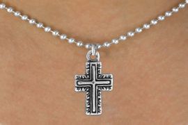 <bR>               EXCLUSIVELY OURS!!<BR>CLICK HERE TO SEE 120+ EXCITING<BR>   CHANGES THAT YOU CAN MAKE!<BR>              LEAD & NICKEL FREE!!<BR>    W512SN - CURLICUE CROSS ON<BR>     NECKLACE FROM $4.50 TO $8.35
