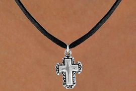 <bR>               EXCLUSIVELY OURS!!<BR>CLICK HERE TO SEE 120+ EXCITING<BR>   CHANGES THAT YOU CAN MAKE!<BR>              LEAD & NICKEL FREE!!<BR>   W513SN - LACE TRIM CROSS ON<BR>     NECKLACE FROM $4.50 TO $8.35