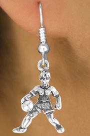 <bR>              EXCLUSIVELY OURS!!<BR>CLICK HERE TO SEE 65+ EXCITING<BR> CHANGES THAT YOU CAN MAKE!<BR>             LEAD & NICKEL FREE!!<BR>     W227SE - GIRL BASKETBALL<Br>                 PLAYER & EARRING<br>                    FROM $4.50 TO $8.35