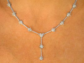 <BR>                   LEAD AND NICKEL FREE!!<BR> W9350NE - GENUINE AUSTRIAN CRYSTAL<Br>        SILVER TONE PLATED NECKLACE &<BR>        HYPOALLERGENIC TITANIUM POST<Br>       EARRINGS FROM $32.50 TO $60.00