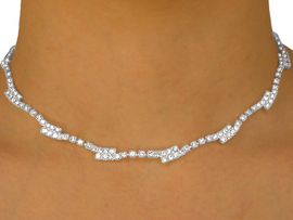 <BR>             LEAD AND NICKEL FREE!!<BR>  W9705NE - GORGEOUS AUSTRIAN<br>CRYSTAL NECKLACE & EARRING SET<Br>              FROM $13.81 TO $25.50