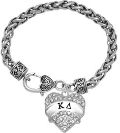 <BR>     LICENSED SORORITY JEWELRY MANUFACTURER<BR>           KAPPA DELTA  SORORITY BRACELET<BR>                 NICKEL, LEAD,  & CADMIUM FREE! <BR>                                 HYPOALLERGENIC<BR>                       EXCLUSIVELY OURS W1738B1<BR>               FROM $7.90 TO $12.50 EACH �2015 