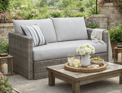 Lane Venture Ashford Wicker Loveseat
