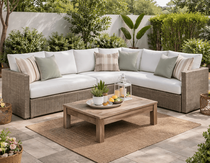 Lane Venture Ashford Wicker Sectional