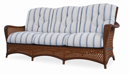 Lloyd Flanders Grand Traverse Sofa Replacement Cushion Set in Sunbrella Unwind Sky (Quickship)