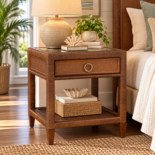 Braxton Culler Sabal Bay Wicker One Drawer Nightstand (Available in 30 Finish Choices)
