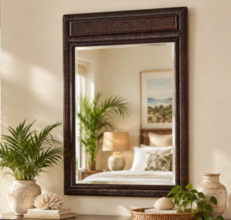 Braxton Culler Sabal Bay Wicker Mirror (Available in 30 Finish Choices)
