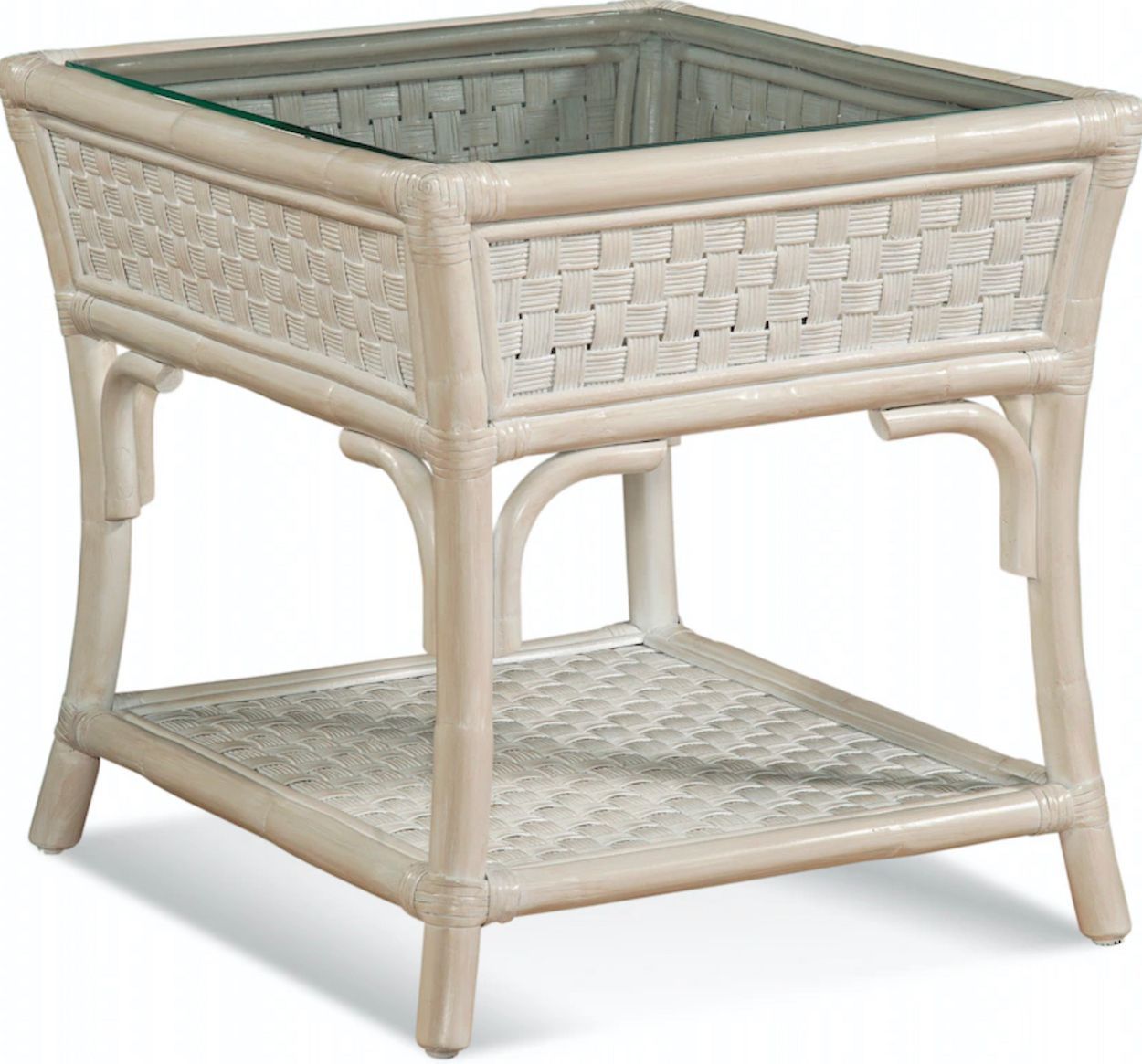 Braxton Culler Boca End Table With Glass Top