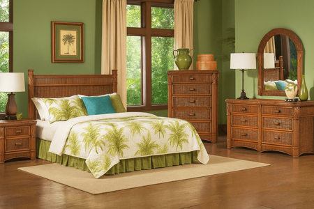 Barbados Rattan Bedroom Set of 5